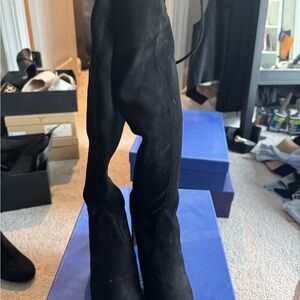 Stuart Weitzman Black Over the Knee Boots